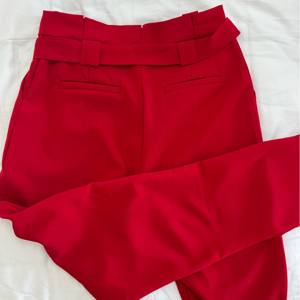 NOT FOR SALE - Red high waisted pants - Picture 6 of 6